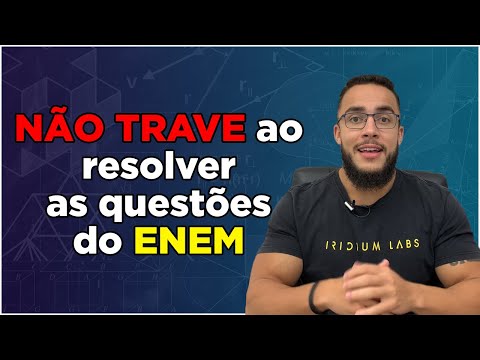 Do you get stuck solving Enem questions?! I'll show you what to do to fix that!