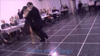 STELLA BAEZ y ERNESTO BALMACEDA Bailando el Vals ME BESO Y SE FUE en FLOREAL MILONGA
