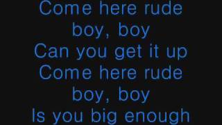 Rihanna - Rude Boy with Lyrics