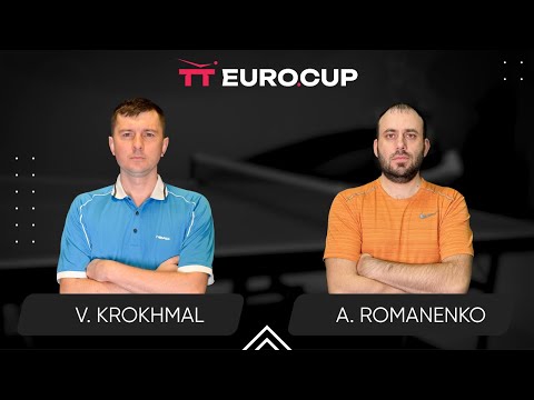 17:10 Vitalii Krokhmal - Andrii Romanenko 09.10.2025  TT Euro.Cup Ukraine Master. TABLE 4