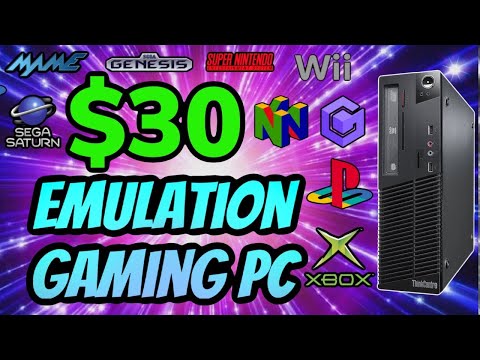 $30 Budget Friendly Emulation Gaming PC | Gamecube Xbox Wii N64 Saturn PlayStation & More