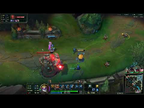 Heimer and Seraphine in the bot lane doing work