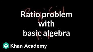 Ratio problem with basic algebra (new HD)