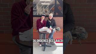 THEY DOUBLED BACK FOR THE BEEF BACON AT JAKK FROST HALAL BREAKFAST ON SOUTH STREET