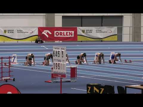60m kobiet U20 bieg 3 - Wrocław 20260125
