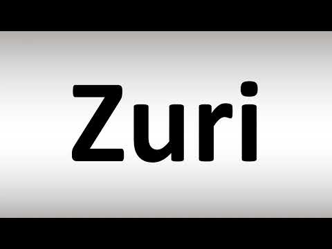 How to Pronounce Zuri