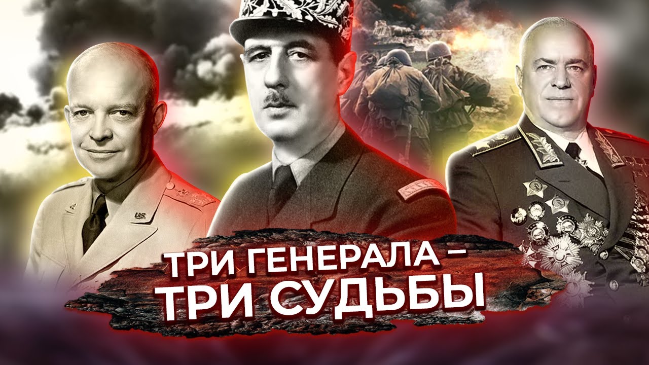 Три генерала три судьбы. Жуков, Эйзенхауэр, де Голль