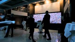 Bespoke Custom Built High Resolution Interactive Projection Wall for Bill Gates' GAVI Conference