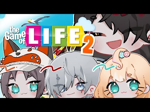 let's start a family【GAME OF LIFE w/ FULGUR, MYSTA AND MILLIE】【NIJISANJI EN | Vox Akuma】