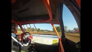 preview picture of video 'Greg Garrison takes his Hornet around Paragon Speedway 081112 PEL0601'