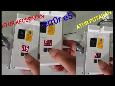 cara atur kecepatan, atur arah putaran dan error e 5 pd dinamo servo jack jk-513c