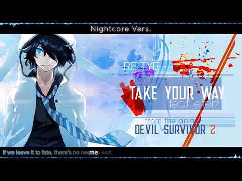 Nightcore English "Take Your Way" Cover - Devil Survivor 2: The Animation (feat. Jefferz)