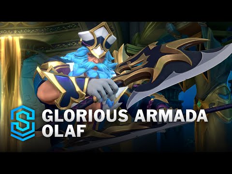 Glorious Armada Olaf Wild Rift Skin Spotlight