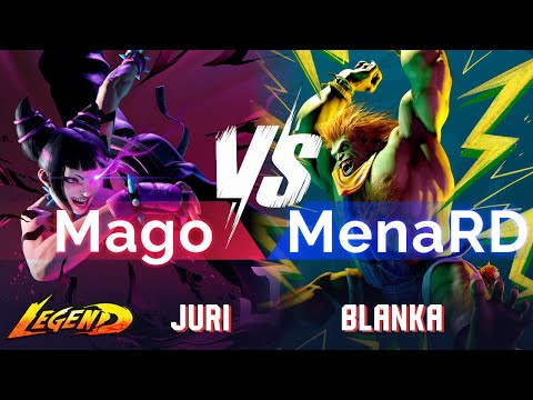 SF6 ▰ MAGO (Legend Rank Juri) vs MENARD (Blanka) ▰ High Level Gameplay