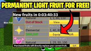HOW TO GET LIGHT FRUIT FOR FREE IN BLOX FRUITS (2022,2023)