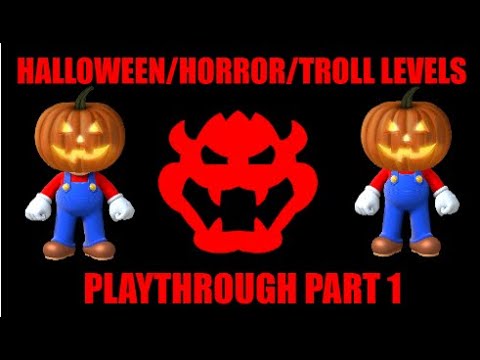 Extraterrestrial Chomps! Halloween/Horror/Troll Level Playthrough Part 1 (Super Mario Maker 2)