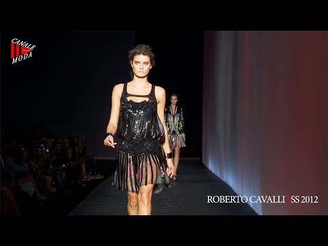 ROBERTO CAVALLI Spring Summer 2012 Milan 4K - Canale Moda