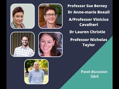 Life as a Clinician-Scientist – Allied Health: Panel discussion (2022)