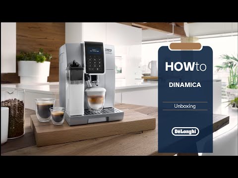 Kavos aparatas espresso DeLonghi Dinamica ECAM 350.35.SB (1450W, sidabrinis color) video