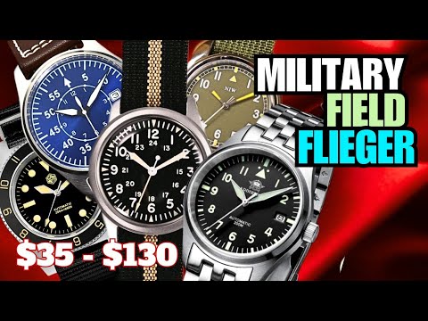 ALIEXPRESS Top 5 Military 🪖 Field and Flieger Watches | $35 - $130