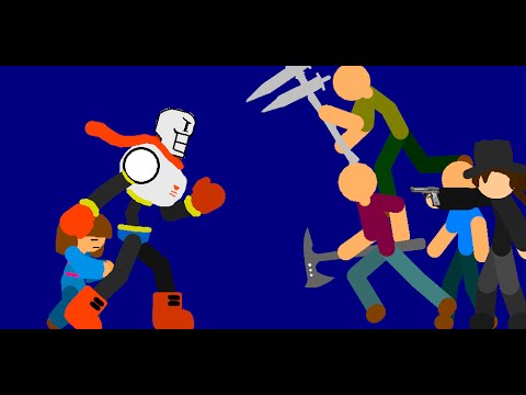 Papyrus VS Bandits - undertale Animation (Megatale Part-1)