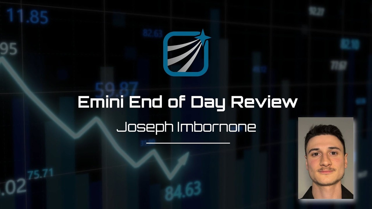 S&P500 Emini Gap Down Opening Range Breakout into Bull Trend Day - April 13, 2026 - YouTube video featuring the word above average