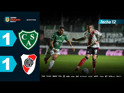 SARMIENTO 1 - 1 RIVER I Resumen del partido | #TorneoBetano Apertura 2025