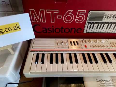 For Sale Casio casiotone MT-65 mt65 keyboard boxed vintage VGC