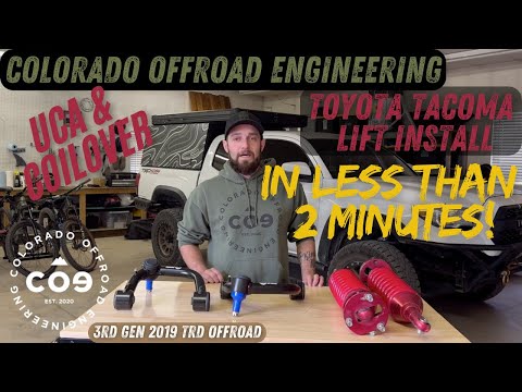 Toyota Tacoma 3” Lift Install IN LESS THAN 2 MINUTES!