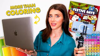 A Realistic Week in the Life of a Coloring YouTuber