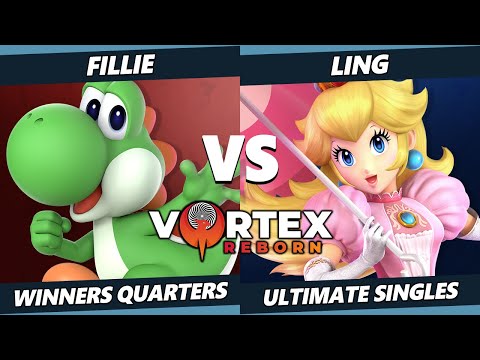 Vortex Legends 7 Winners Quarters - Fillie (Yoshi) Vs. Ling (Peach) SSBU Ultimate Tournament