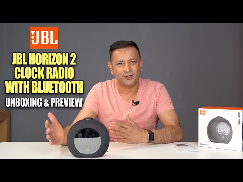 JBL Horizon 2 Bluetooth Clock Radio Speaker With FM Radio And DAB - Black