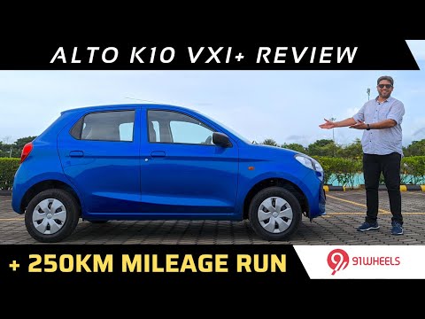 2022 Maruti Alto K10 VXI+ Manual Review & Mileage Run || 250km Fuel Economy Drive || Top Model