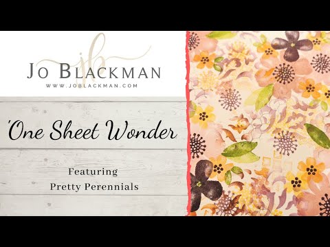 One Sheet Wonder (breaking with the norm) by Jo Blackman Papercraft