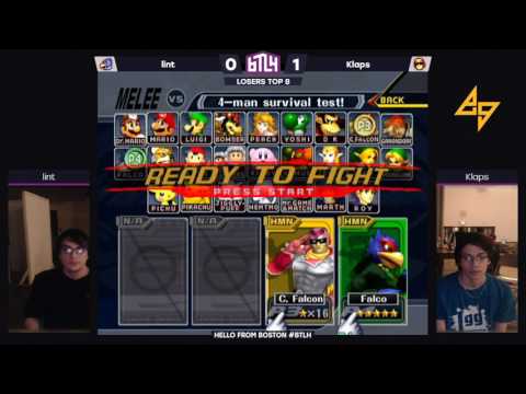 BTLH I | lint (Falco) vs. Klaps (Falcon) | Melee Singles - Losers Top 8