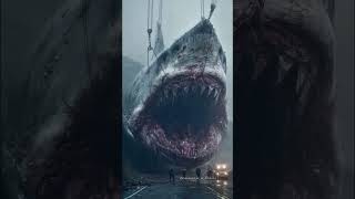 🚨 THE DEEP SEA MONSTER IS HERE… AND IT’S STILL ALIVE! 🌊🦈 #megalodon #greatwhiteshark #sharkweek