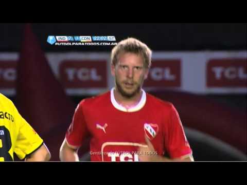 Menéndez anotó su primer gol. Independiente-Crucero. Fecha 13. Torneo Primera B Nacional.FPT