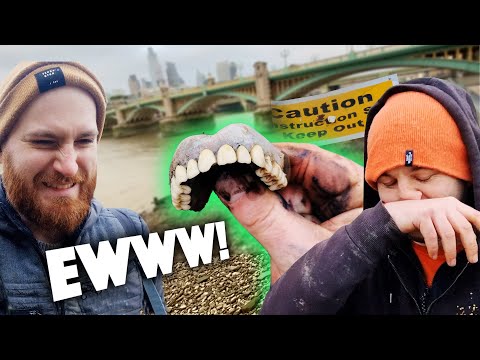 GROSS Finds Mudlarking The Thames - London