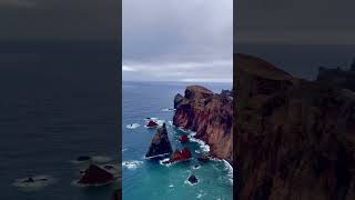 Sitting over the cliffs on Madeira Island #madeira #portugal #madeiraisland #shorts