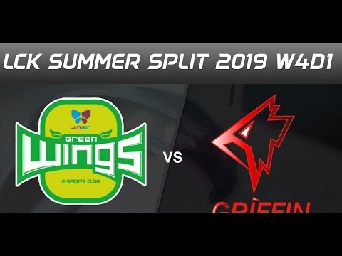 Jin Air Greenwings vs Griffin | LCK Summer 2019 W4G1 | FULL GAME