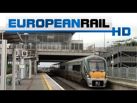 Iarnród Éireann Irish Rail ICR 22000 DMU 22039 passes Clondalkin / Fonthill Station