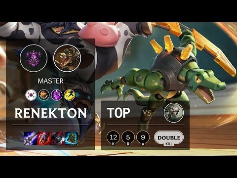Renekton Top vs Camille - KR Master Patch 10.12