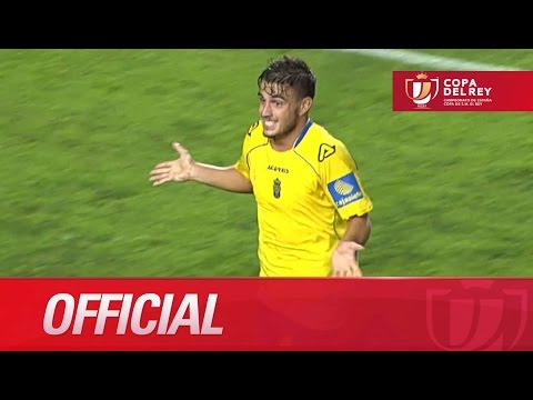 Golazo de Asdrúbal (2-0) en el UD Las Palmas - CD Numancia 3ª Eliminatoria Copa del Rey