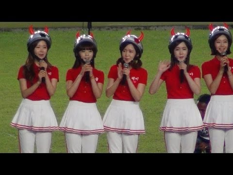 [HD][Fancam]Asian Dream Cup 2014 Crayon Pop Closing Performance Full "bar bar bar & Uh ee"