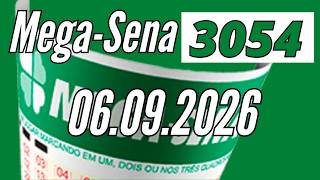 Mega-sena de hoje 06/09 concurso 3054