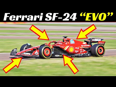 NEW Ferrari SF-24 "EVO" B-Version testing with Charles Leclerc at Pista di Fiorano - May 10, 2024