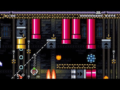 Super Mario Maker 2 - Workman Nightmare [AUTO] by Reshiram52 - No Commentary