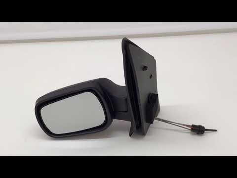 Fits Ford Fiesta Mk6 2002-2005 Door Wing Mirror Manual Textured Passenger Side video