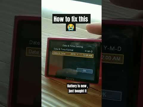SONY CYBER SHOT " BATTERY PROBLEM, HOW TO FIX THIS 😭 #digicam #sonycybershot