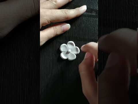 Let's make clay flower | Fevicryl clay #shorts #artshorts #clayart #clay #youtubeshorts
